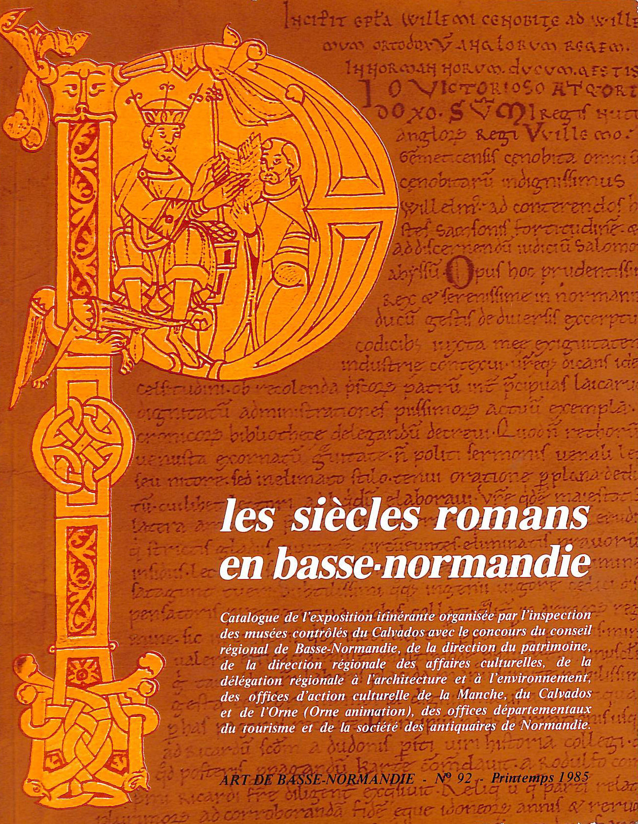 NO AUTHOR. [AUTEUR] - LES SIECLES ROMANS EN BASSE-NORMANDIE: ART DE BASSE-NORMANDIE NO. 92.
