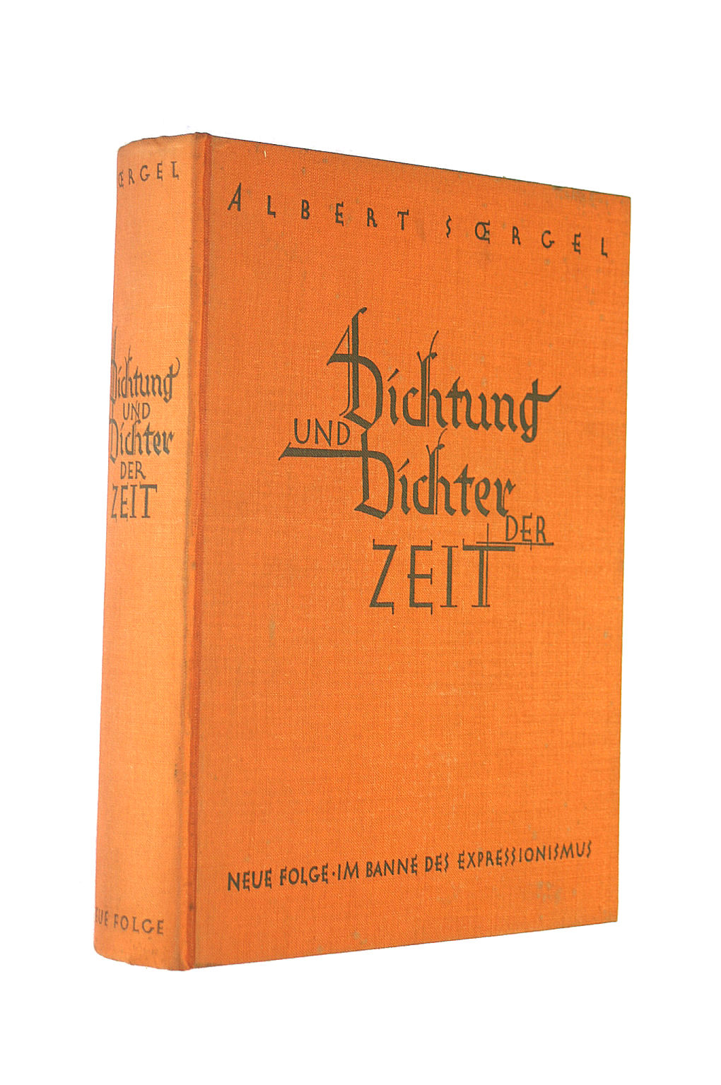 SOERGEL ALBERT: [AUTOR] - Dichtung und Dichter der Zeit. Eine Schilderung der deutschenLiteratur der letzten Jahrzehnte.