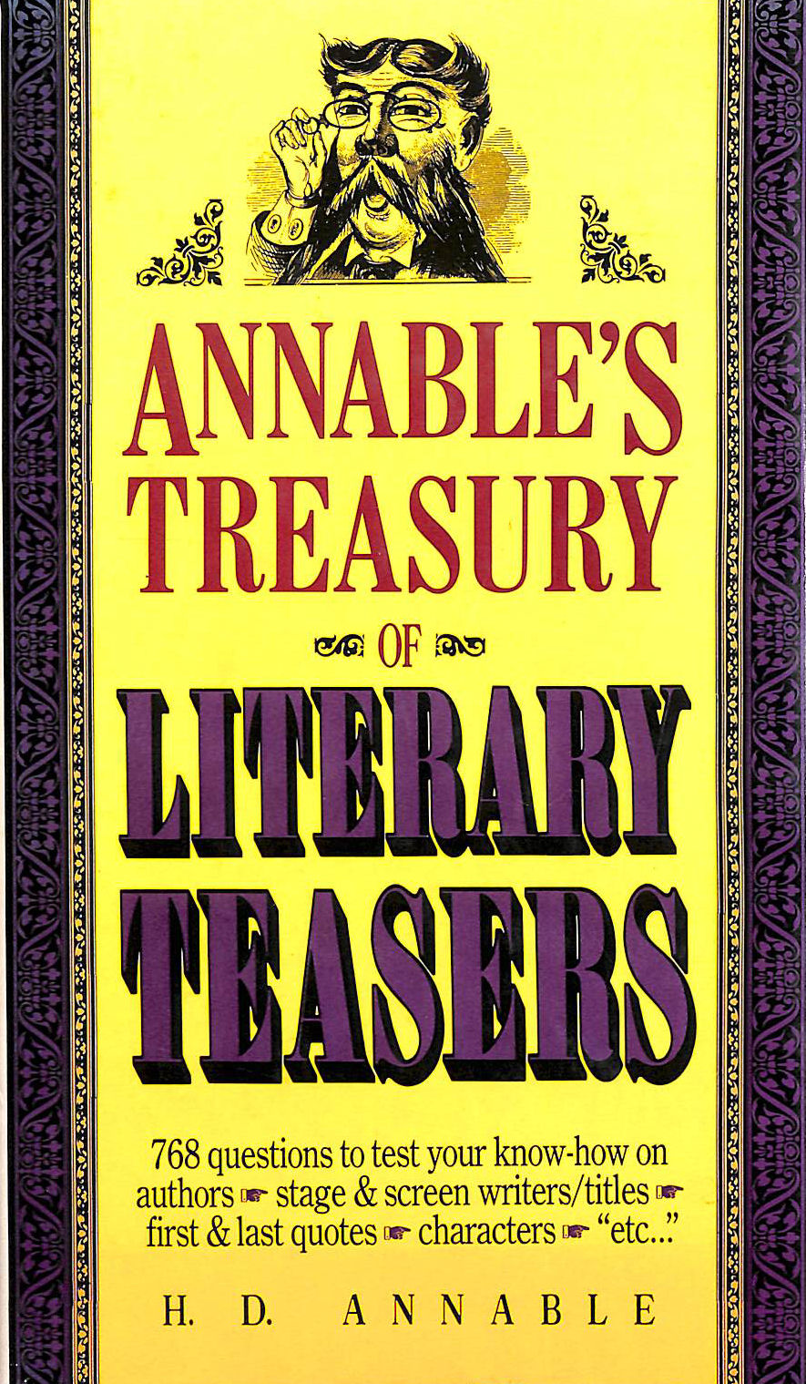 ANNABLE, H. - Treasury of Literary Teasers