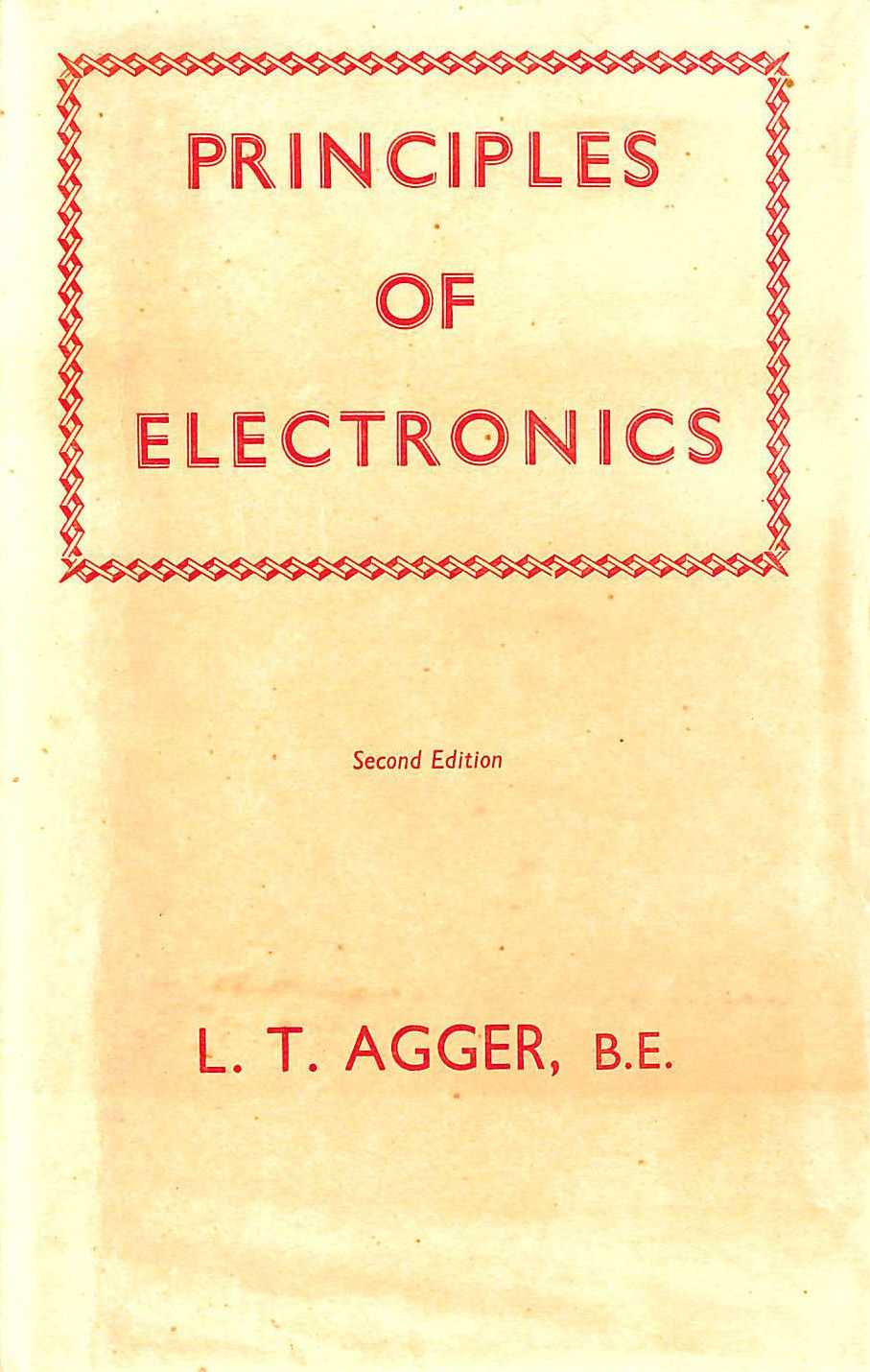 L. T AGGER - Principles of Electronics