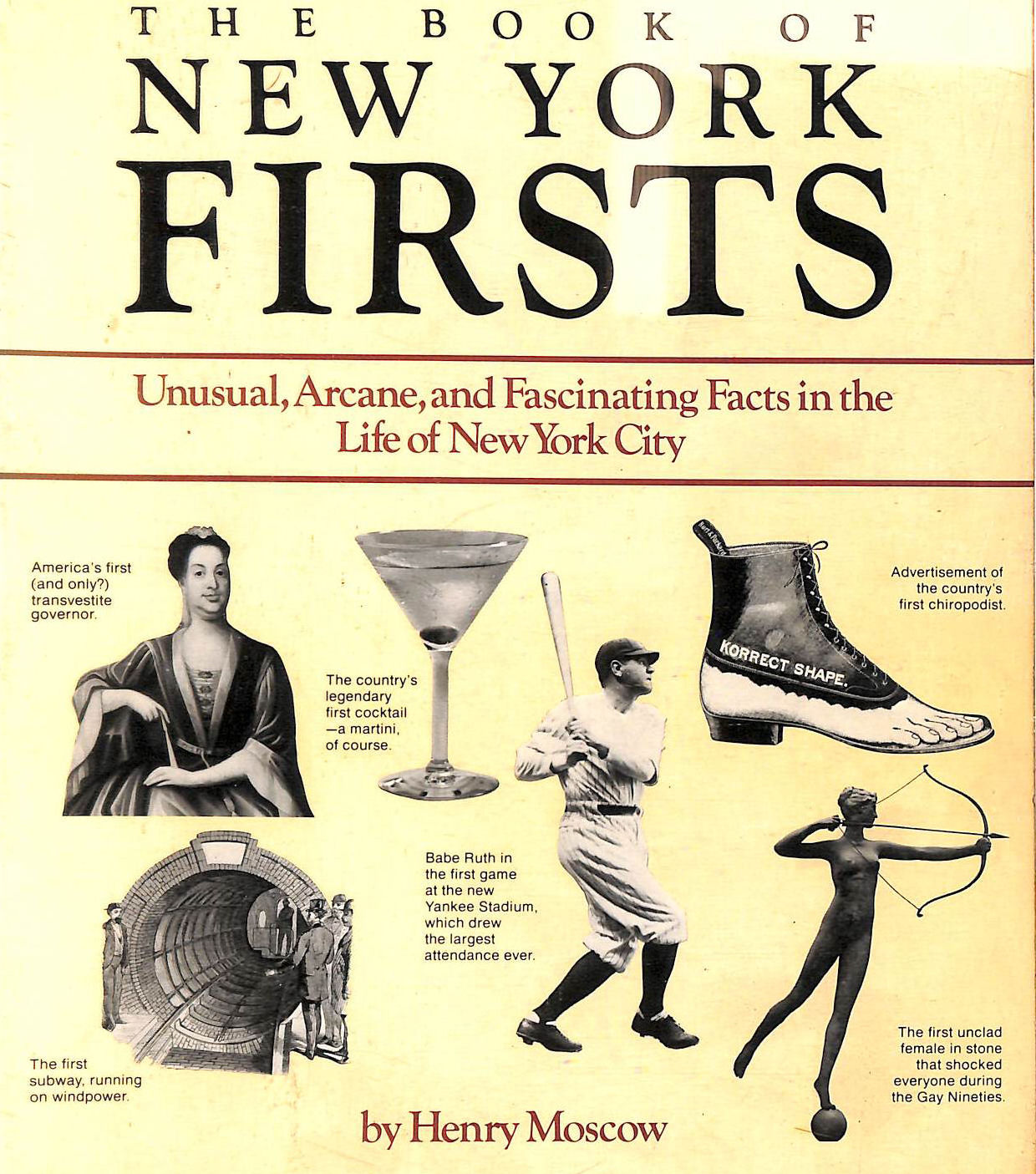 MOSCOW, HENRY - Book of New York Firsts
