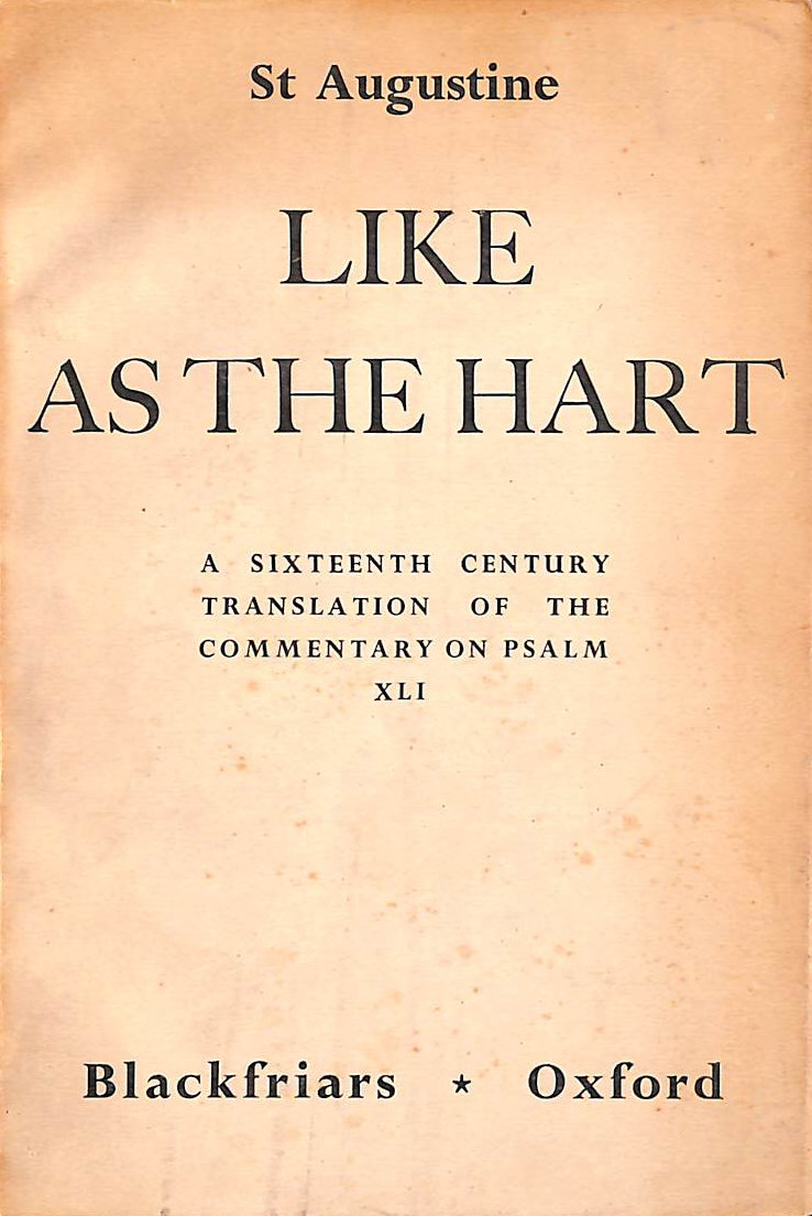 AUGUSTINE, ST - Like as the Hart