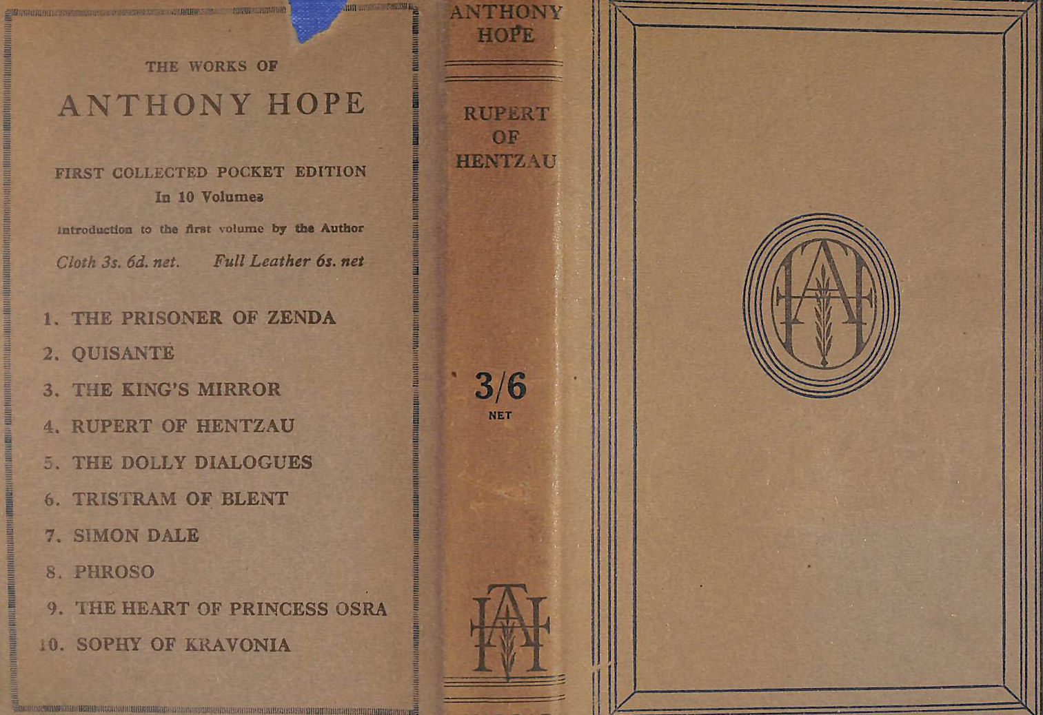 A. HOPE - Rupert Of Hentzau