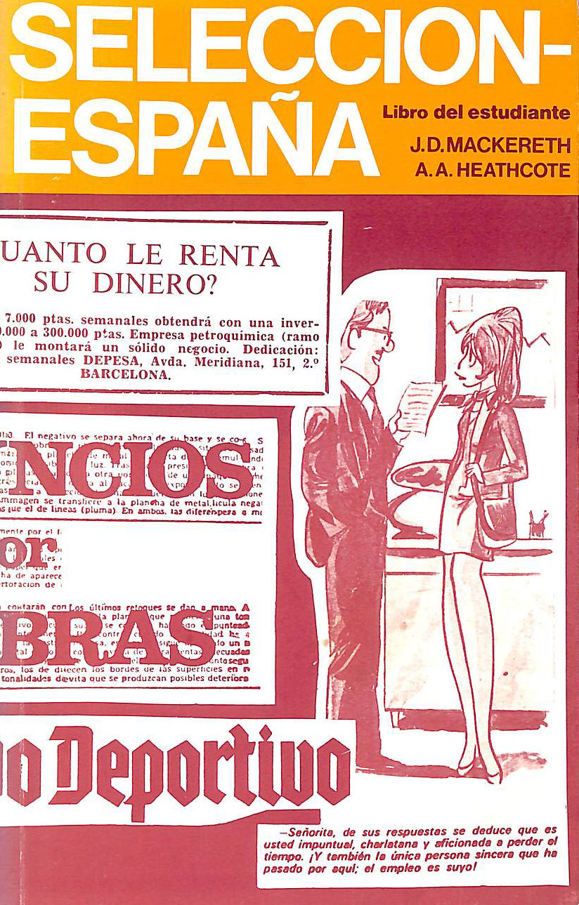 MACKERETH, J.D.; HEATHCOTE, A. ANTONY - Seleccion Espana