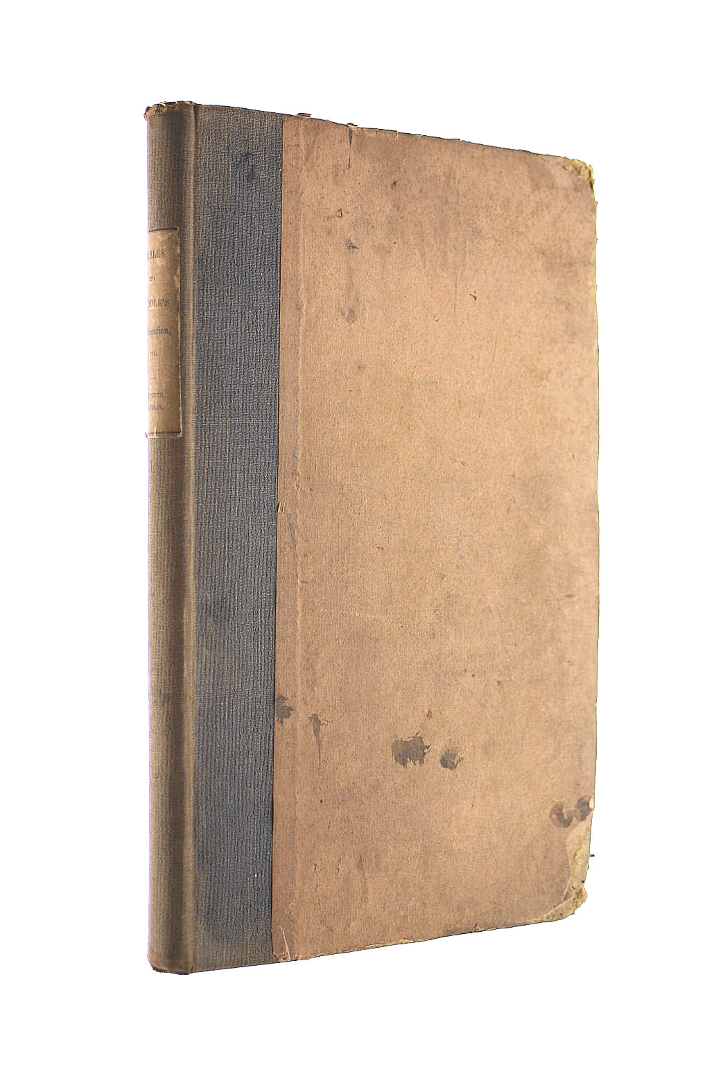 ANON - Tables to Riddle's Navigation, and Nautical Astronomy