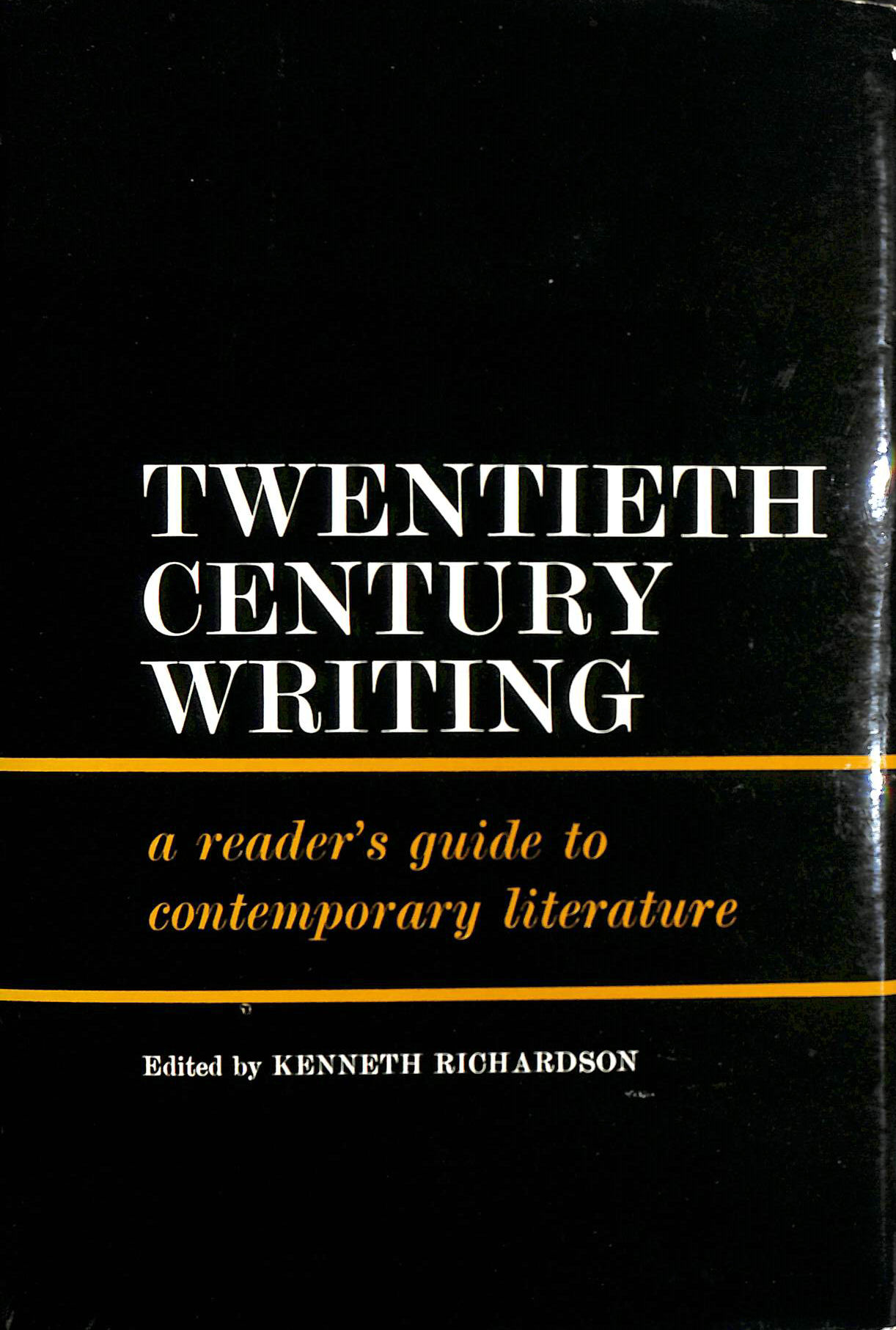 RICHARDSON, KENNETH - Twentieth Century Writing