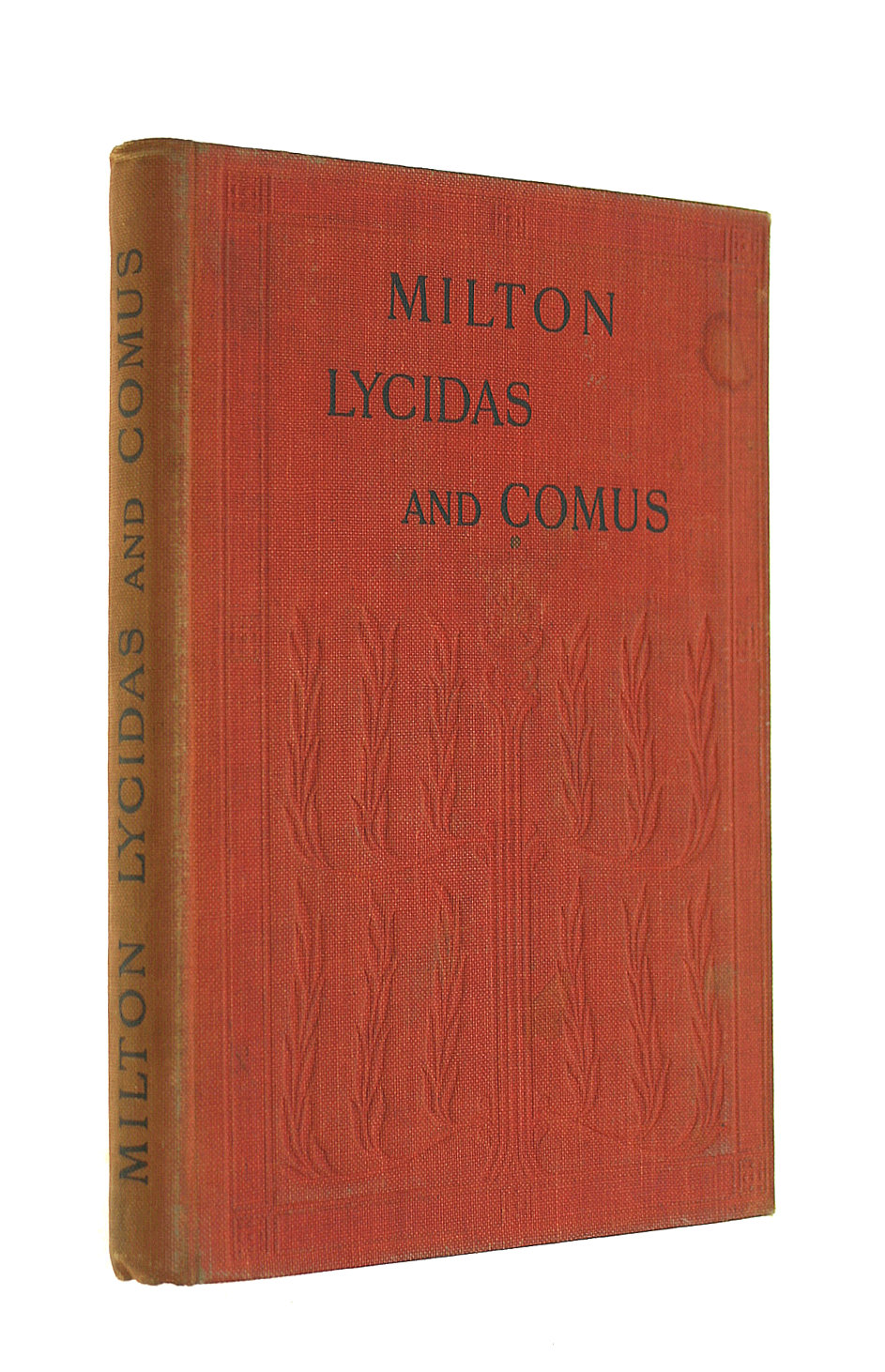 MILTON. WA BELL - Milton: Lycidas and Comus