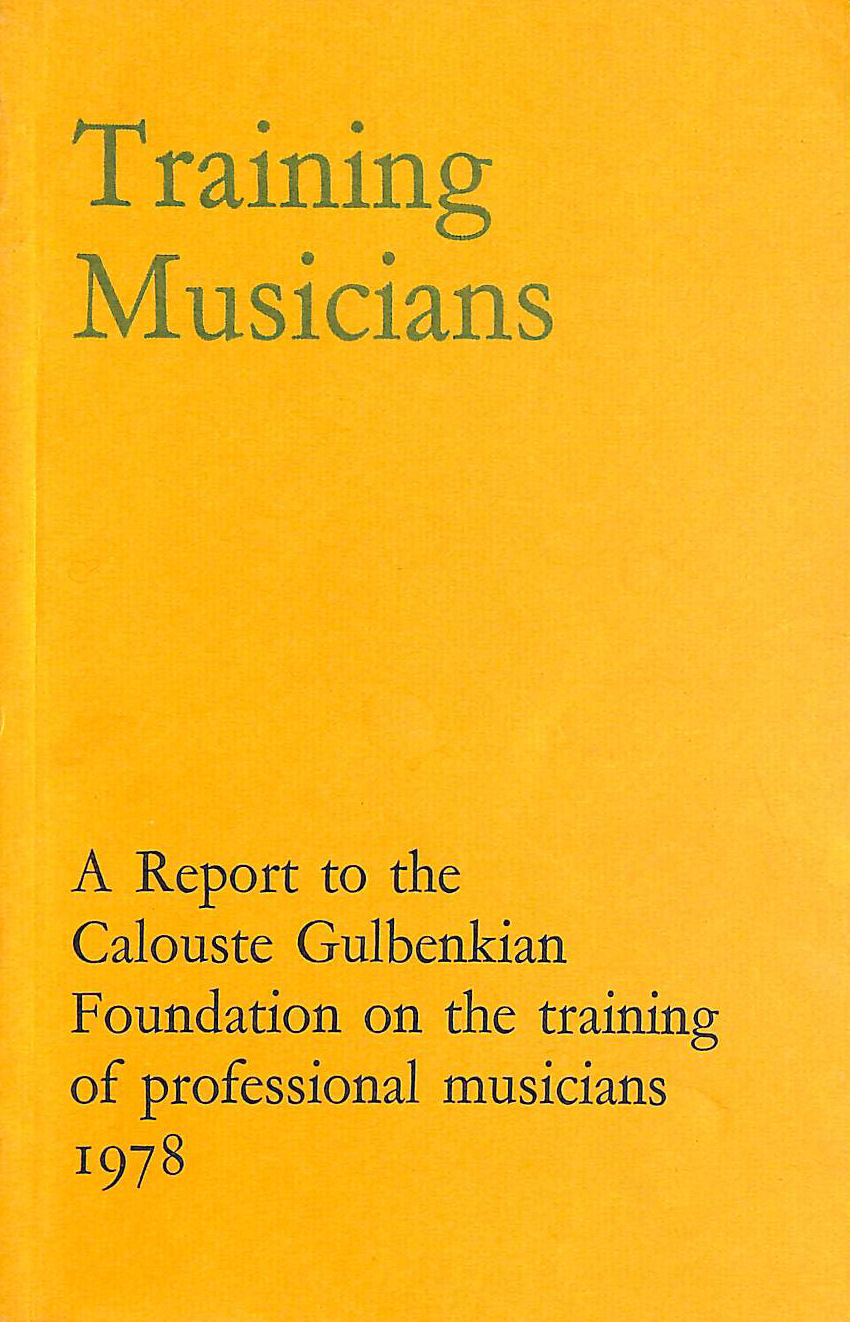 CALOUSTE GULBENKIAN FOUNDATION - Training Musicians