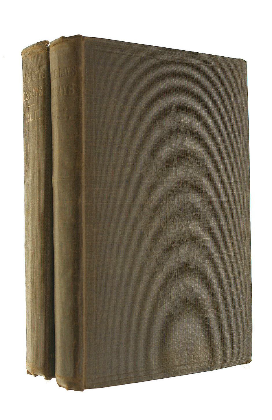 LORD MACAULAY - Critical And Historical Essays: In 2 Vols.