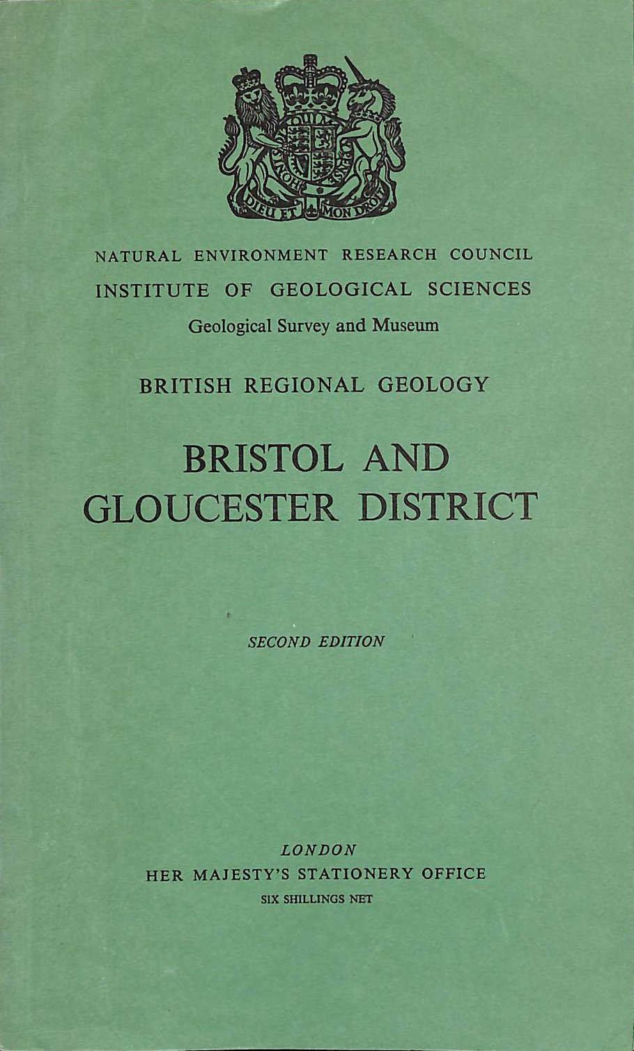 BRITISH GEOLOGICAL SURVEY - Bristol and Gloucester District (British Regional Geology S.)