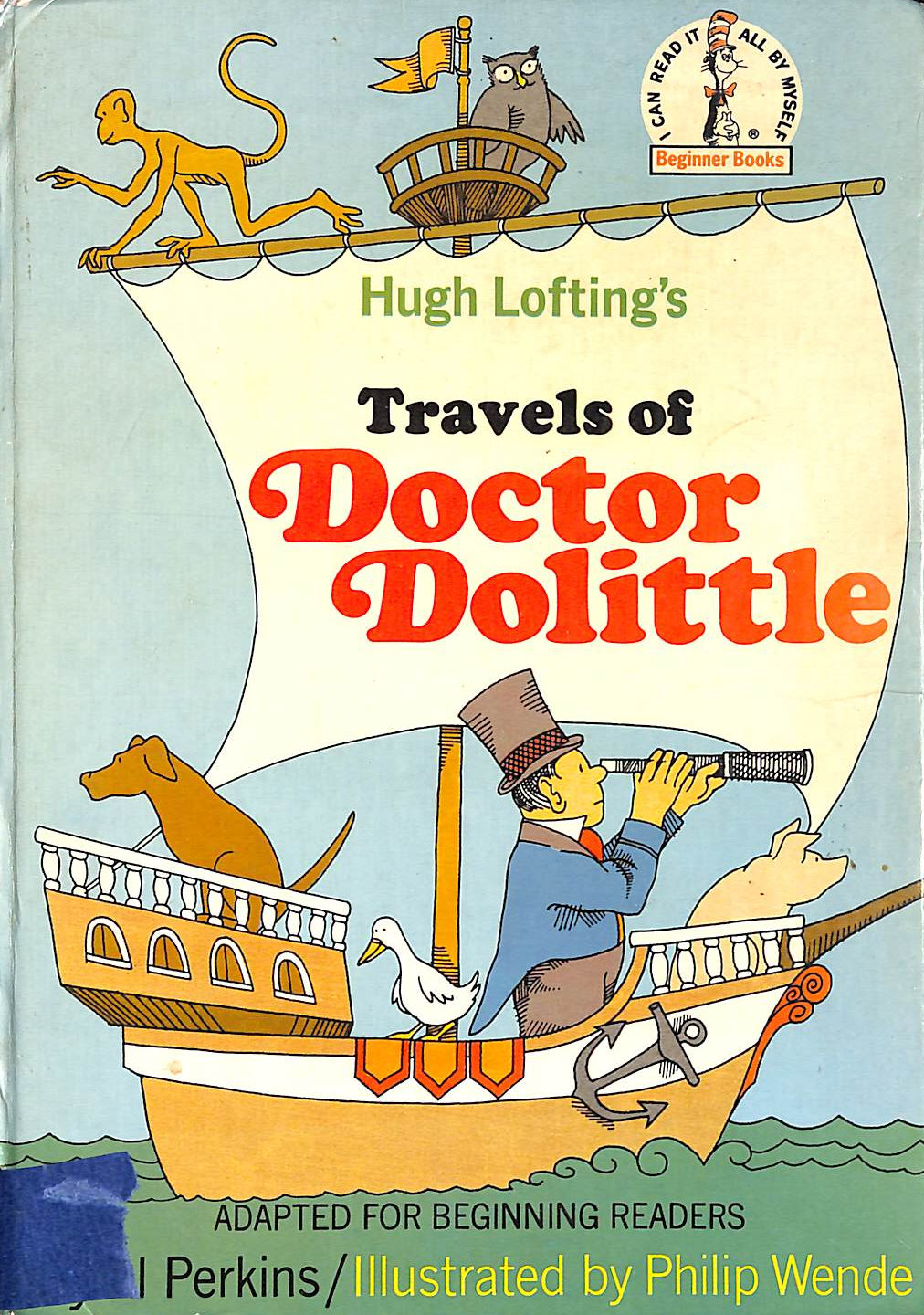 LOFTING, HUGH; PERKINS, AL [EDITOR]; WENDE, P. [ILLUSTRATOR]; - The Travels of Doctor Dolittle (Beginner Series)