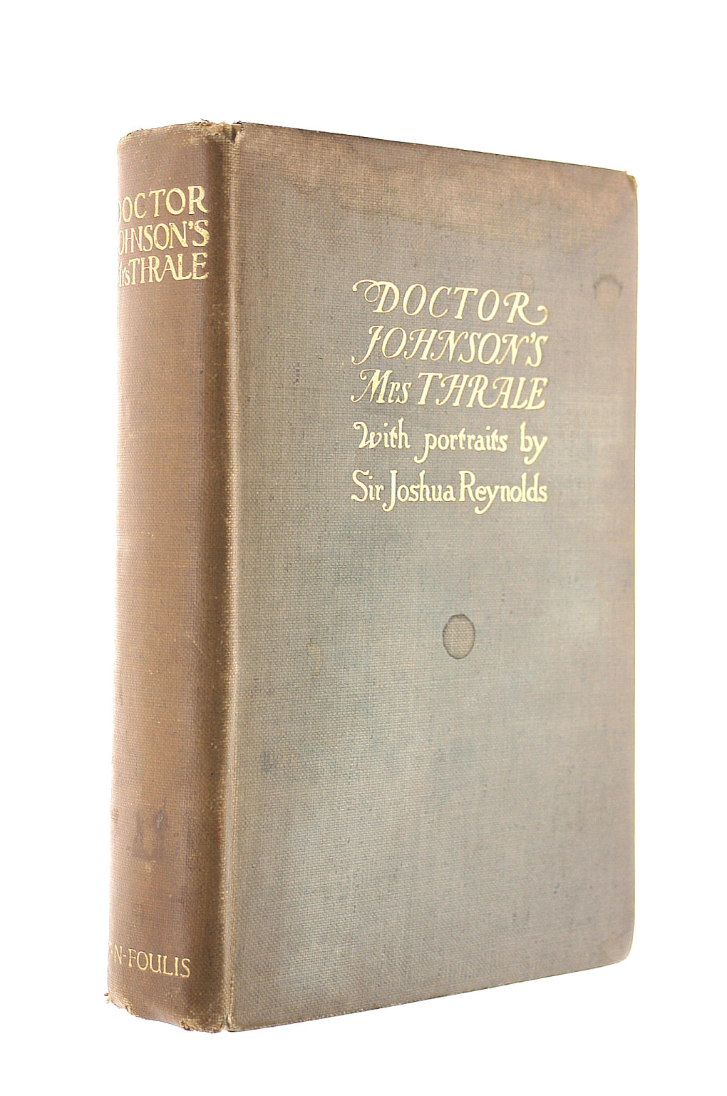 LOBBAN, J H - Dr. Johnson's Mrs. Thrale