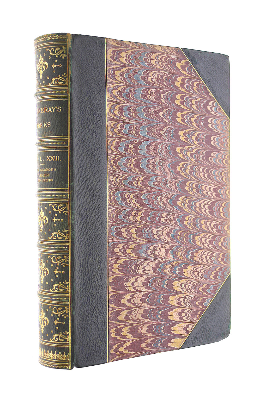 THACKERAY, WILLIAM MAKEPEACE - The Works In Twenty-Six Volumes. Vol Xxiii: The Four Georges And The English Humourists Of The Eighteenth Century