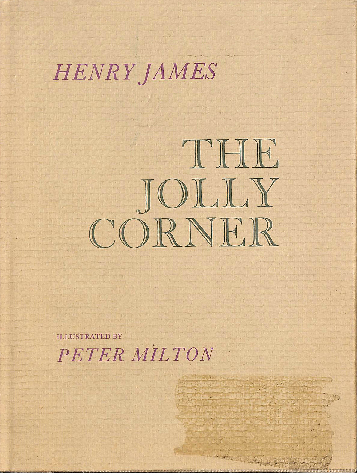 HENRY JAMES - The Jolly Corner