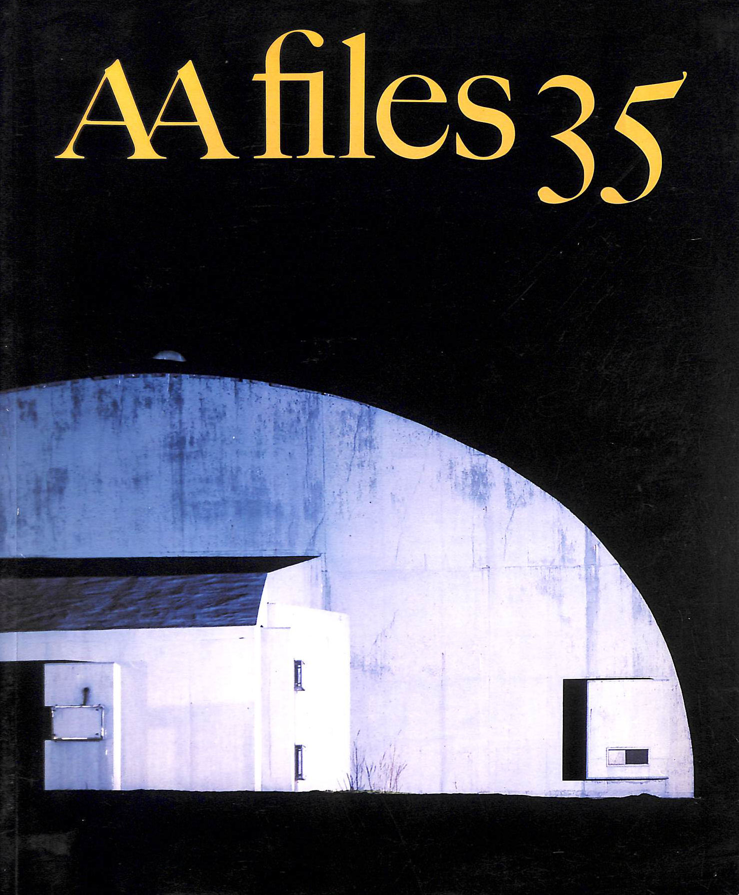 THE ARCHITECTURAL ASSOCIATION - AA Files - 35