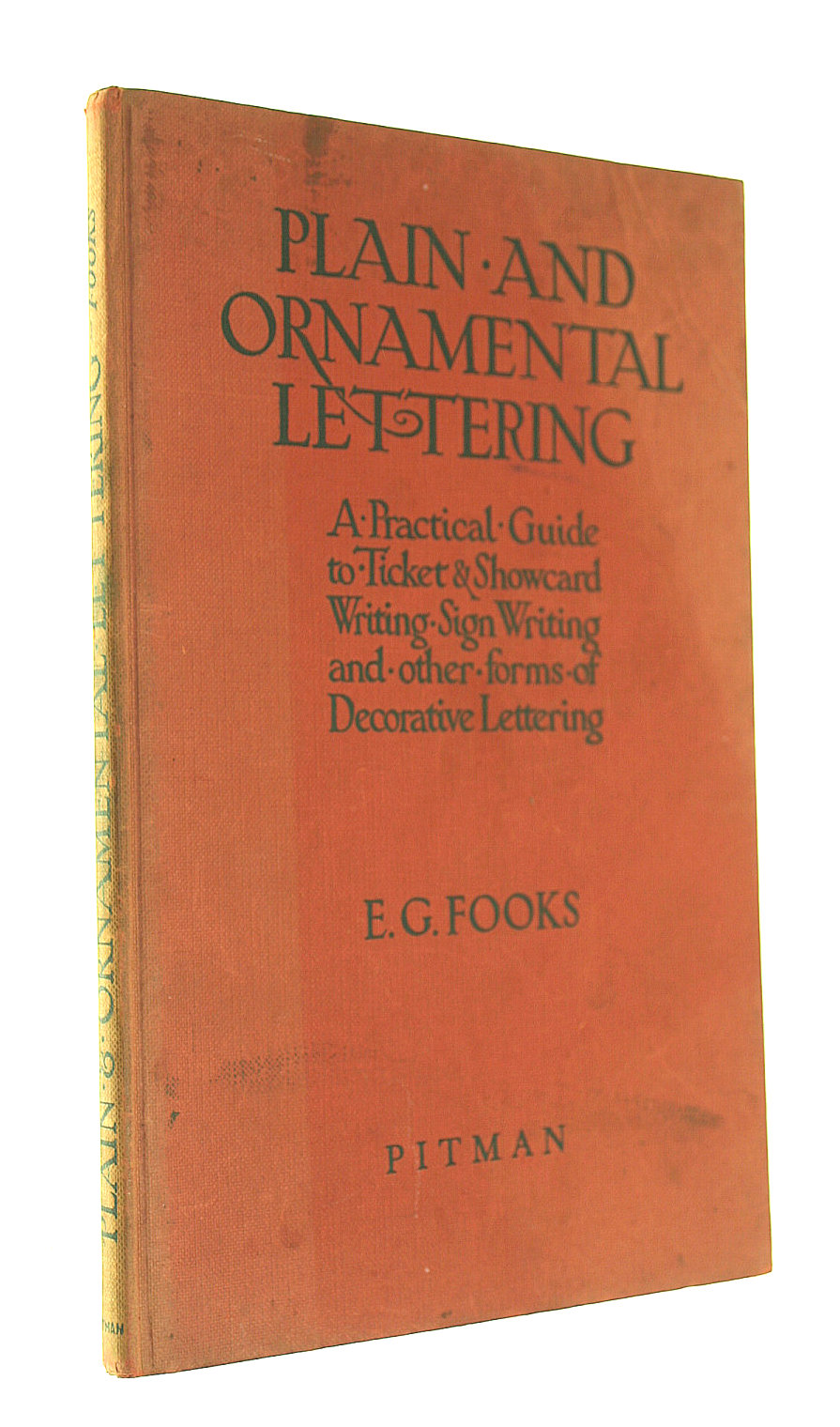 EDWIN G. FOOKS - Plain and ornamental lettering, etc