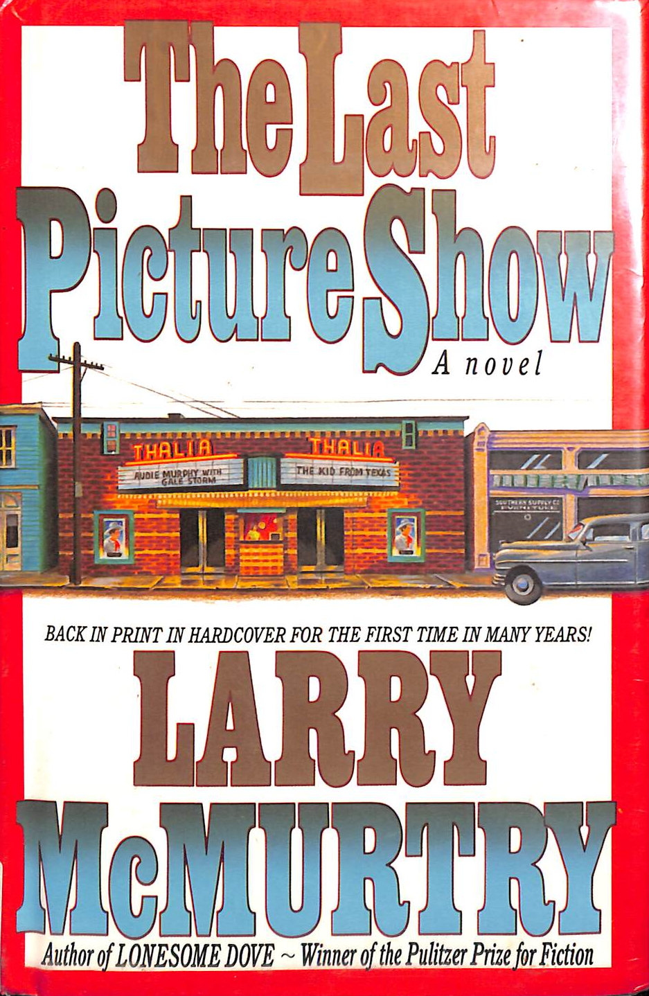 MCMURTRY, LARRY - The Last Picture Show